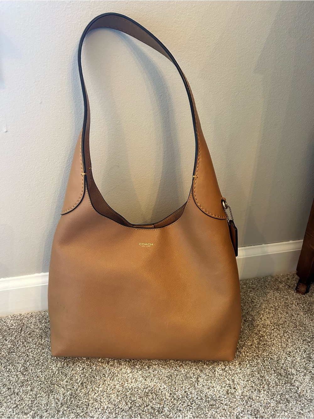 Coach Honey Brooklyn 28 Leather Shoulder Bag